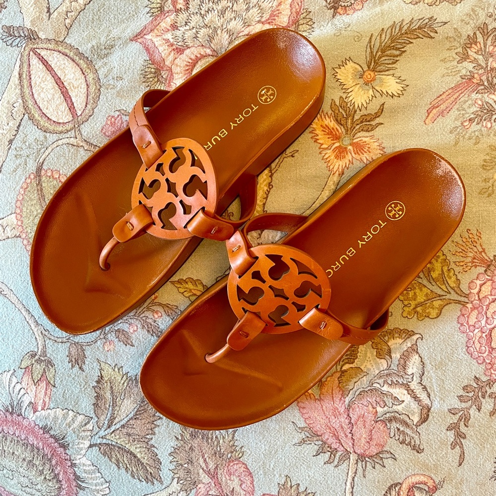 Tory Burch Miller Cloud Sandal Bourbon Miele